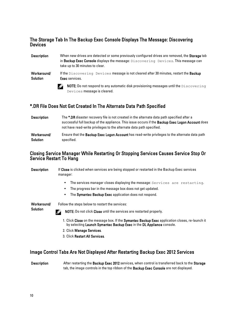 Dell PowerVault DL2000 User Manual | Page 10 / 18