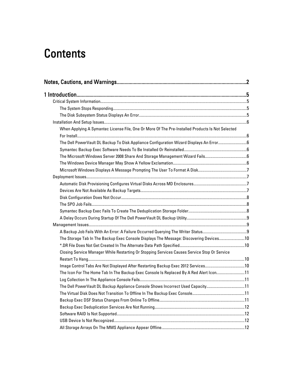 Dell PowerVault DL2000 User Manual | Page 3 / 18