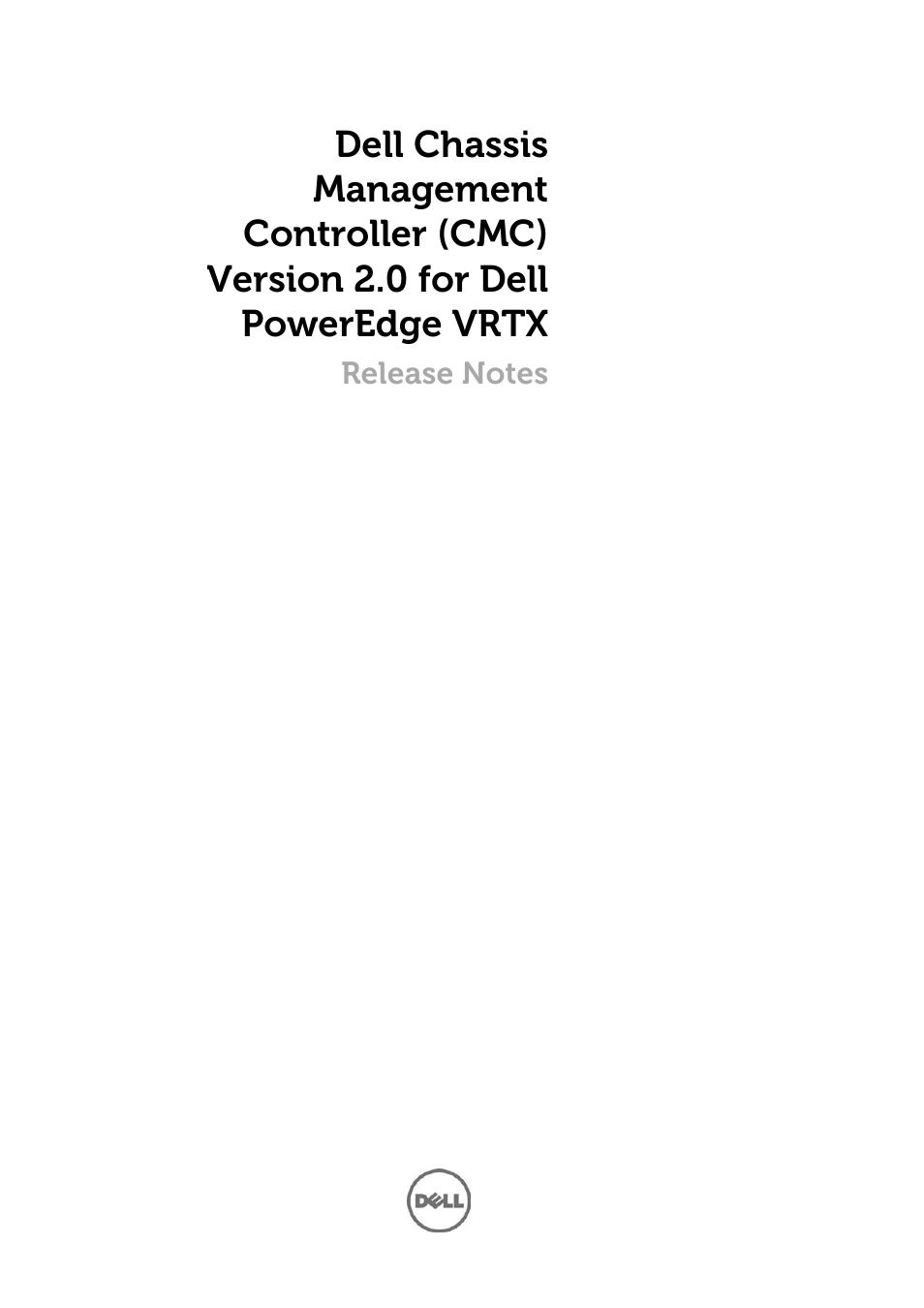 Dell PowerEdge VRTX User Manual | 9 pages