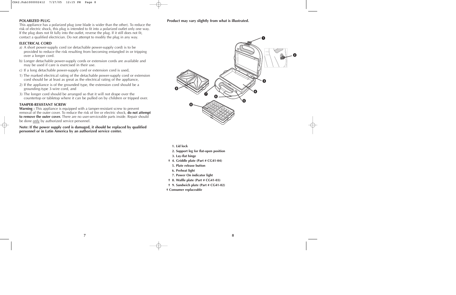 Black & Decker CG42 User Manual | Page 5 / 9
