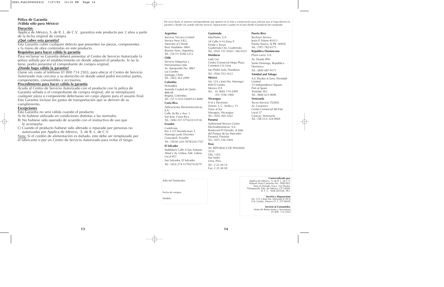 Black & Decker CG42 User Manual | Page 8 / 9