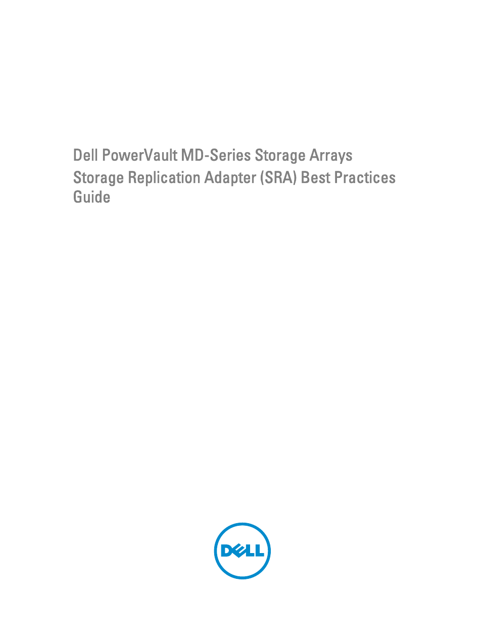 Dell PowerVault MD3820f User Manual | 22 pages