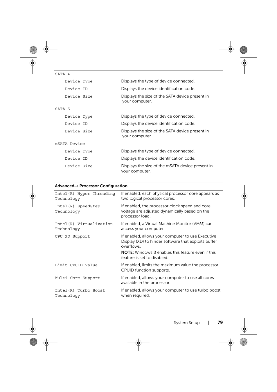 Dell XPS 8700 (Mid 2013) User Manual | Page 79 / 86