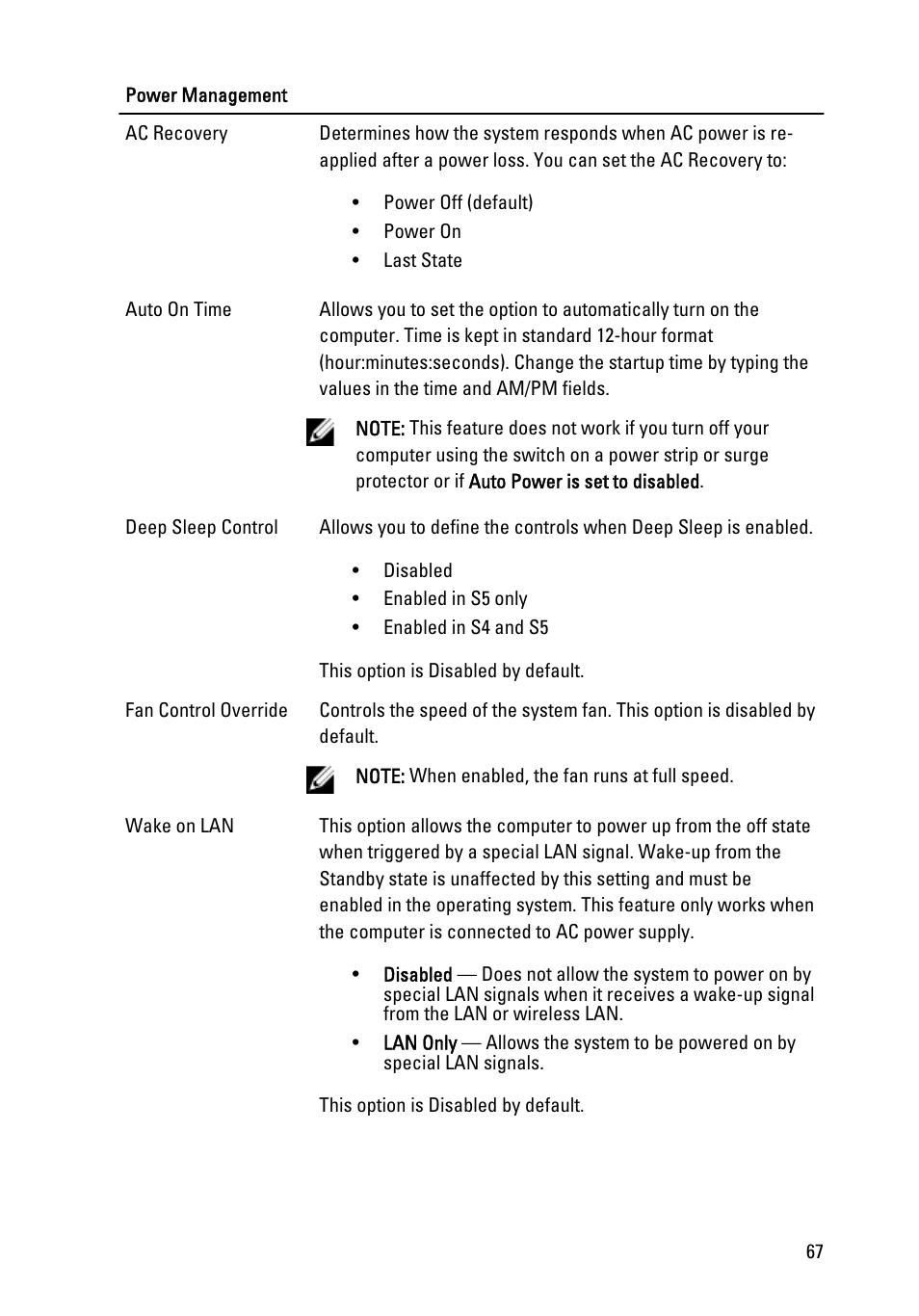 Dell OptiPlex 790 (Early 2011) User Manual | Page 67 / 101