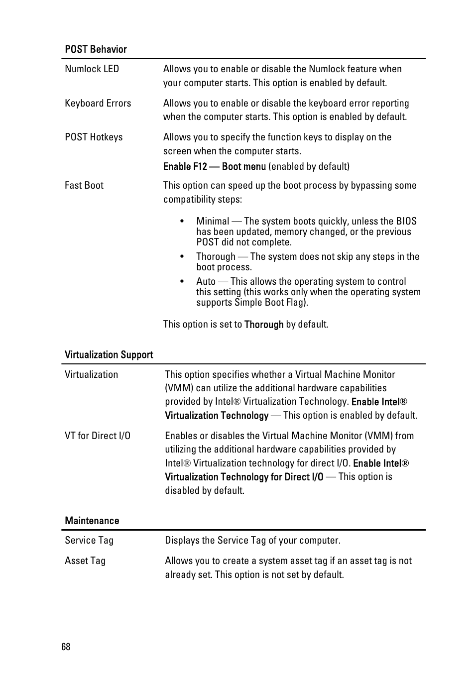 Dell OptiPlex 790 (Early 2011) User Manual | Page 68 / 101