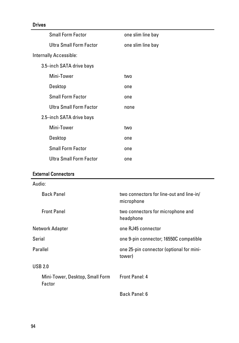 Dell OptiPlex 790 (Early 2011) User Manual | Page 94 / 101