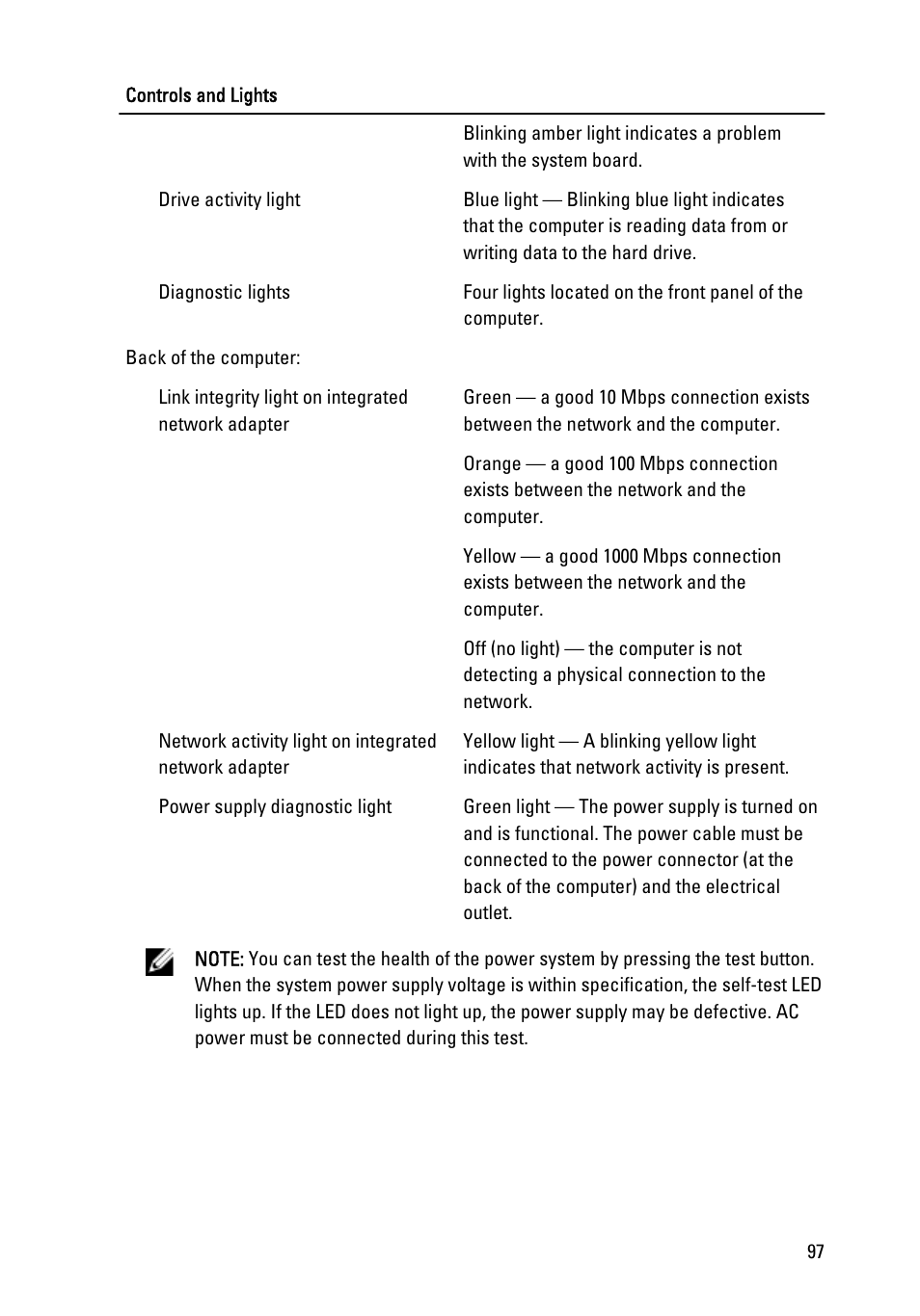 Dell OptiPlex 790 (Early 2011) User Manual | Page 97 / 101