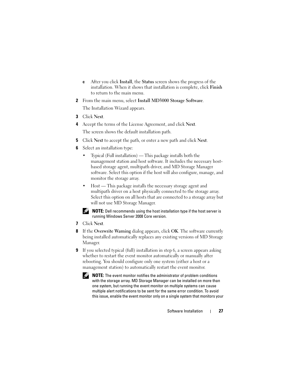Dell PowerVault MD3000 User Manual | Page 27 / 50