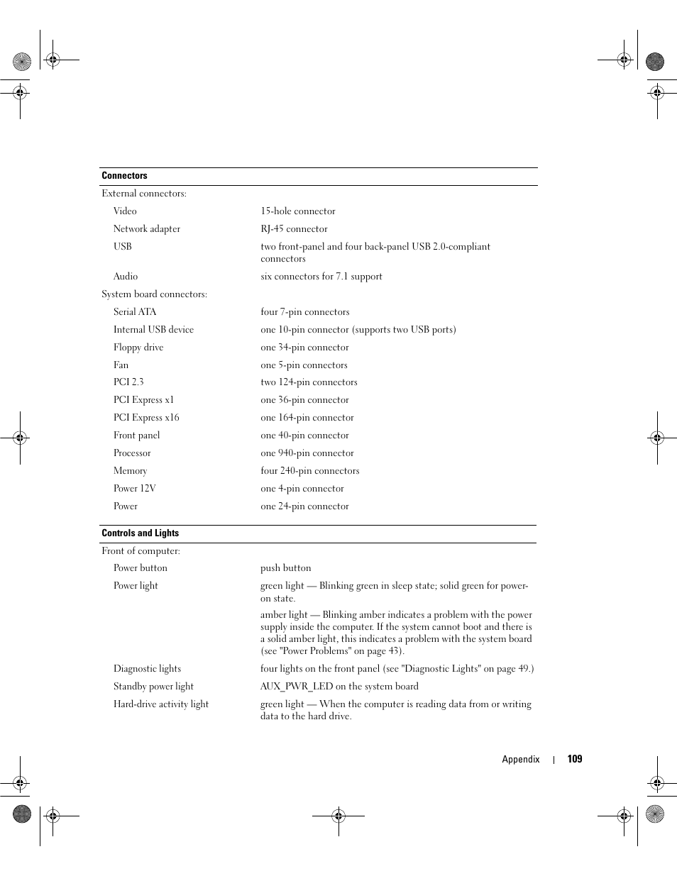 Dell Dimension E521 User Manual | Page 109 / 158