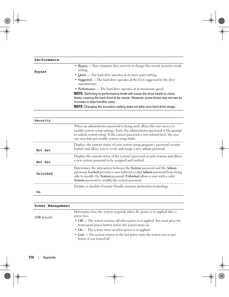 Dell Dimension E521 User Manual | Page 114 / 158