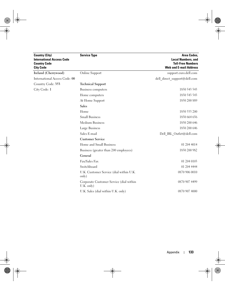 Dell Dimension E521 User Manual | Page 133 / 158