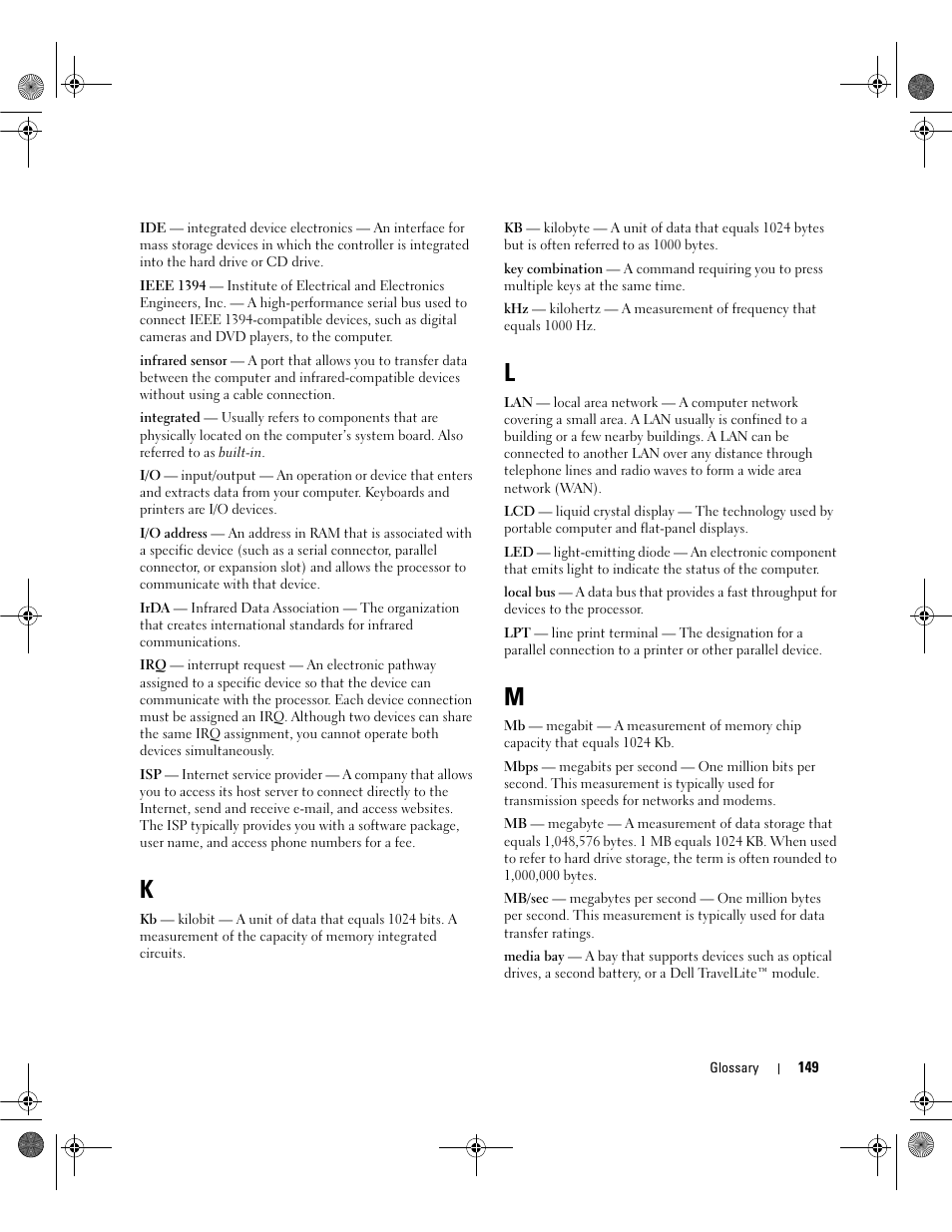 Dell Dimension E521 User Manual | Page 149 / 158