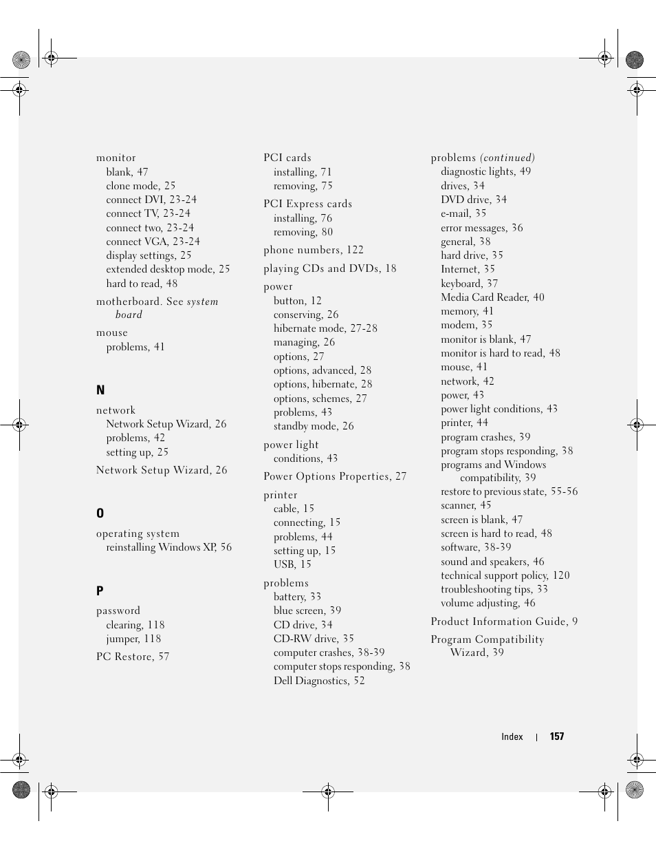 Dell Dimension E521 User Manual | Page 157 / 158