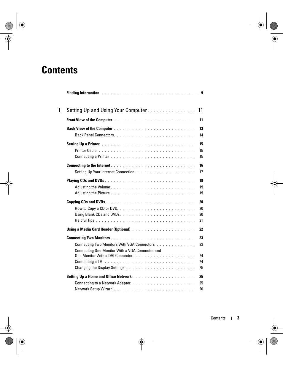 Dell Dimension E521 User Manual | Page 3 / 158