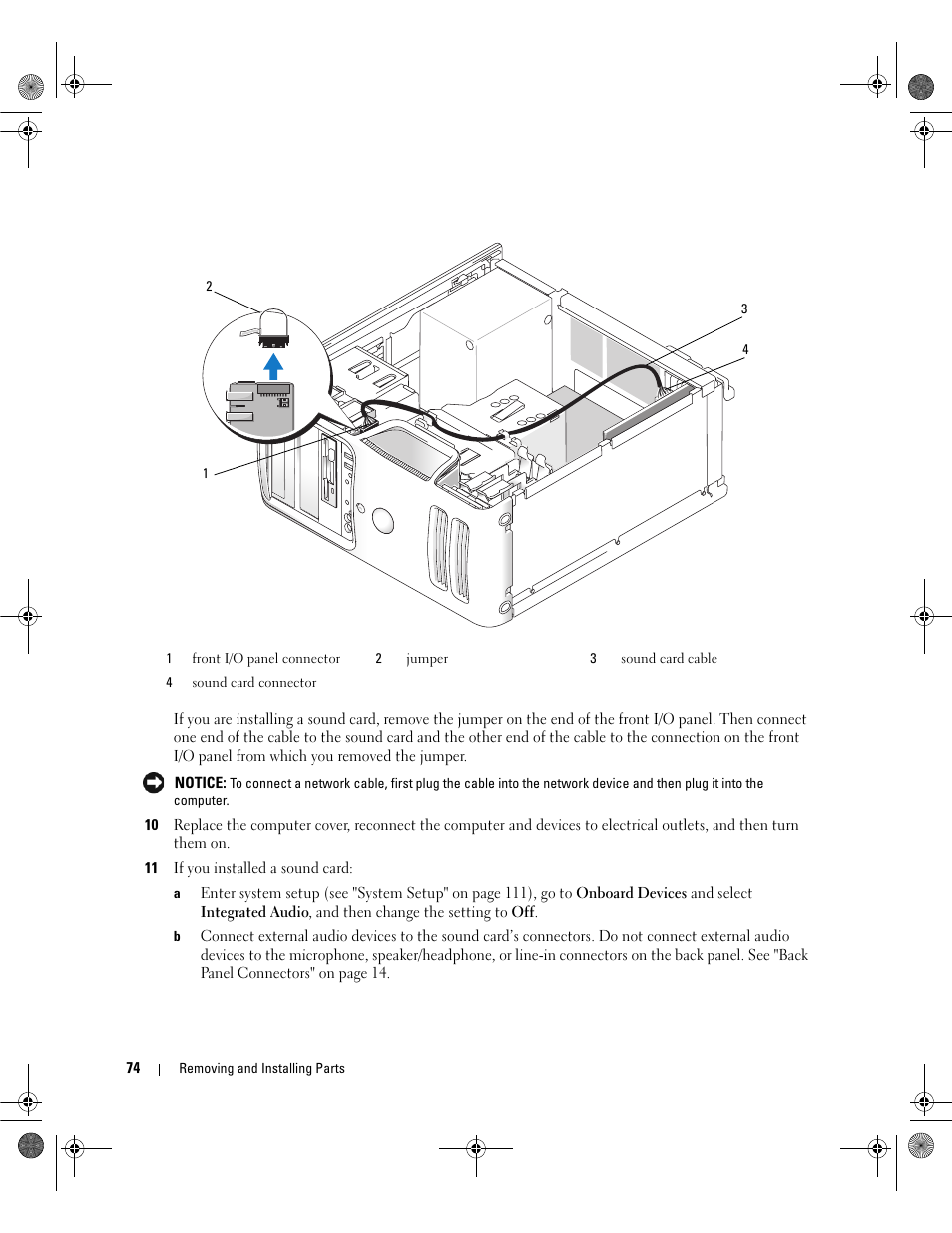Dell Dimension E521 User Manual | Page 74 / 158