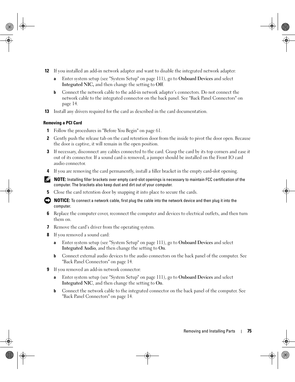Dell Dimension E521 User Manual | Page 75 / 158