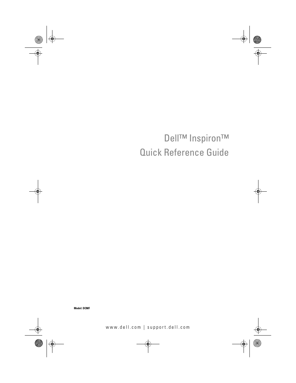 Dell Inspiron 518 (Mid 2008) User Manual | 64 pages