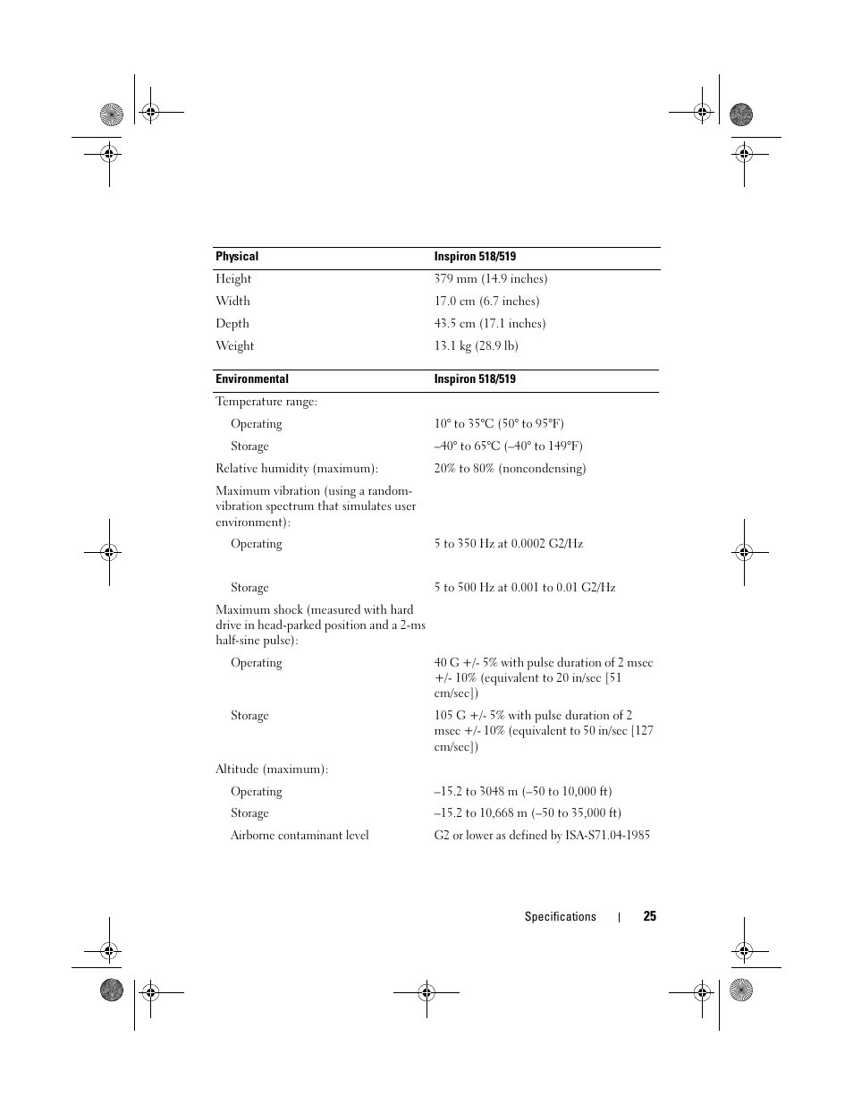 Dell Inspiron 518 (Mid 2008) User Manual | Page 25 / 64