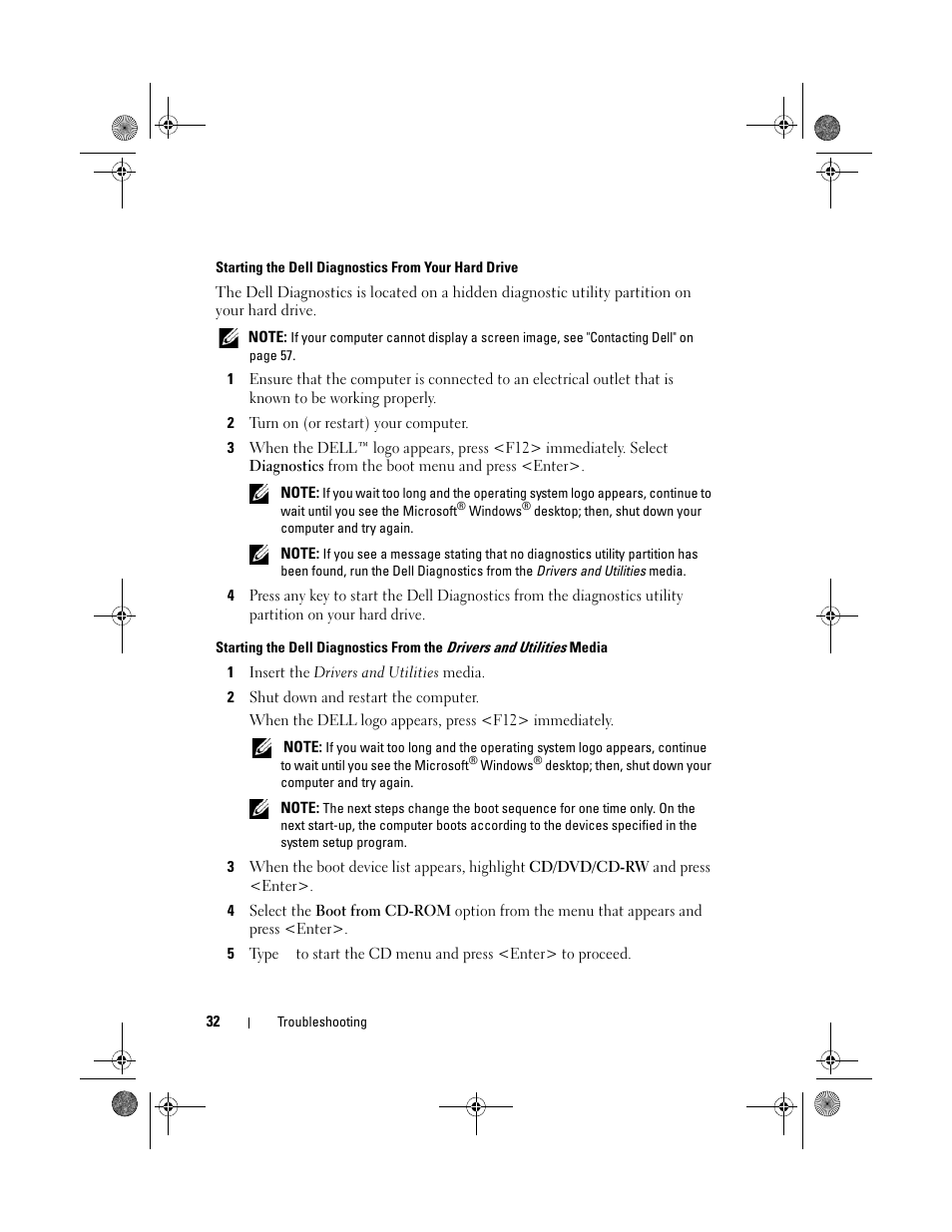 Dell Inspiron 518 (Mid 2008) User Manual | Page 32 / 64
