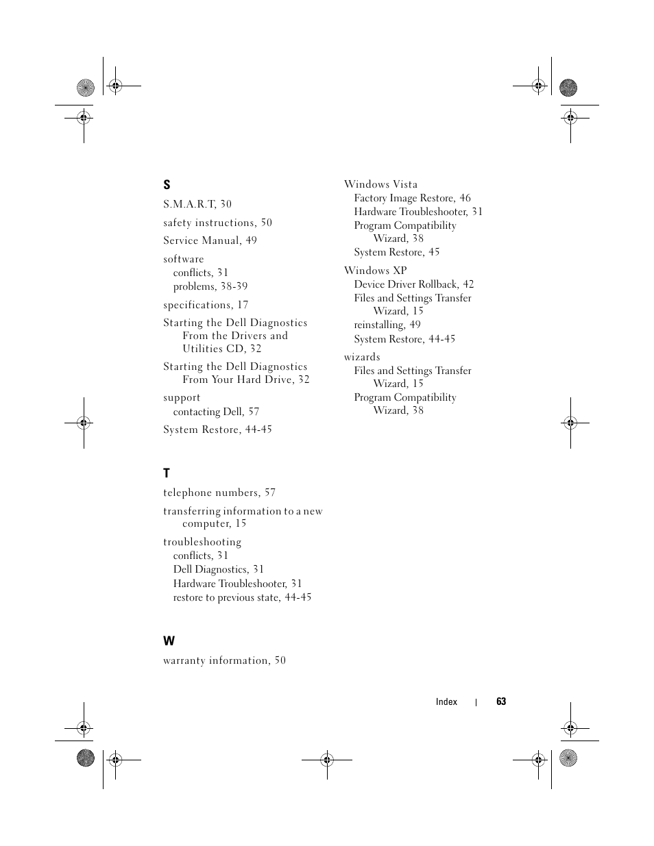 Dell Inspiron 518 (Mid 2008) User Manual | Page 63 / 64