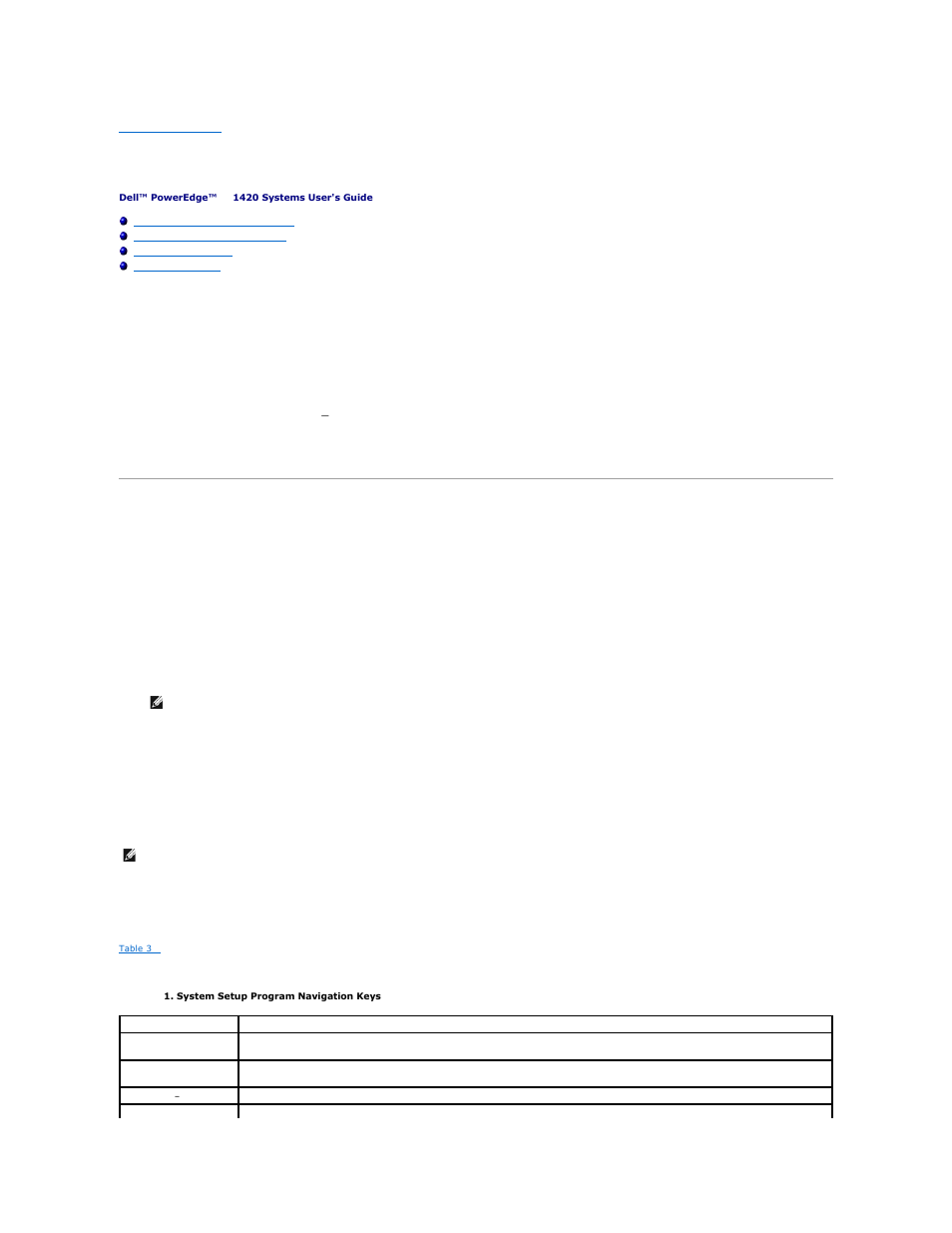Using the system setup program, Entering the system setup program, Responding to error messages | Dell PowerEdge SC1420 User Manual | Page 14 / 27