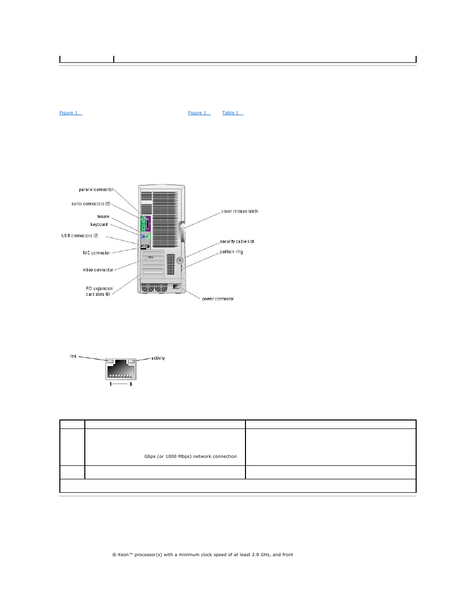 Back-panel features, System features | Dell PowerEdge SC1420 User Manual | Page 9 / 27
