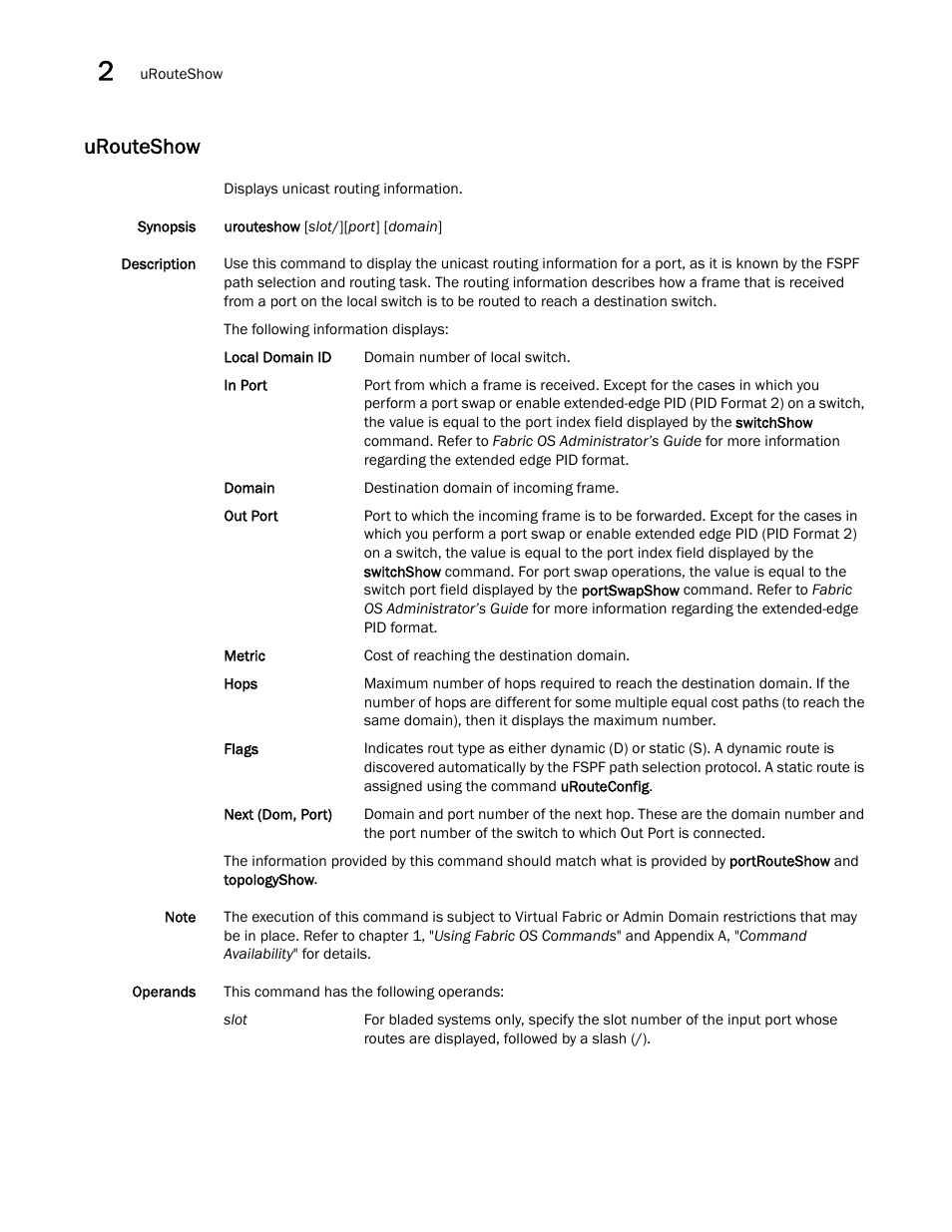 Urouteshow | Dell POWEREDGE M1000E User Manual | Page 1022 / 1080