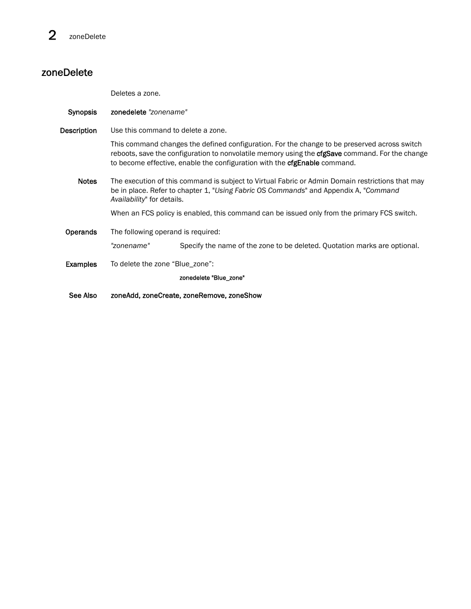 Zonedelete | Dell POWEREDGE M1000E User Manual | Page 1052 / 1080