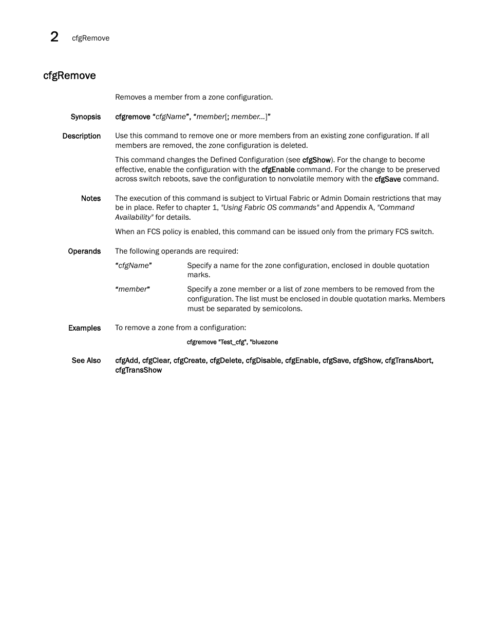 Cfgremove | Dell POWEREDGE M1000E User Manual | Page 126 / 1080