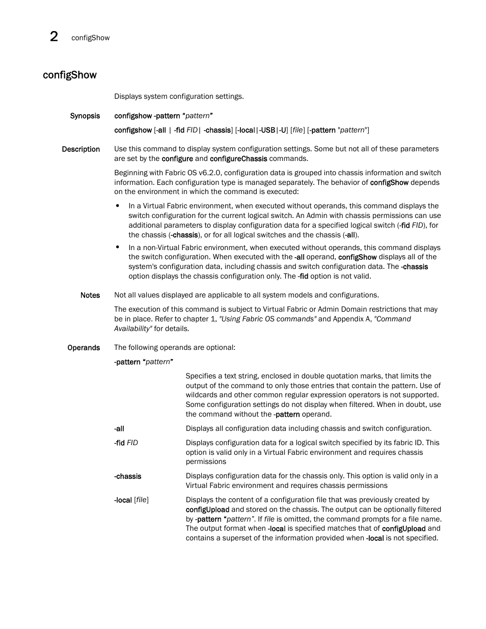 Configshow | Dell POWEREDGE M1000E User Manual | Page 156 / 1080