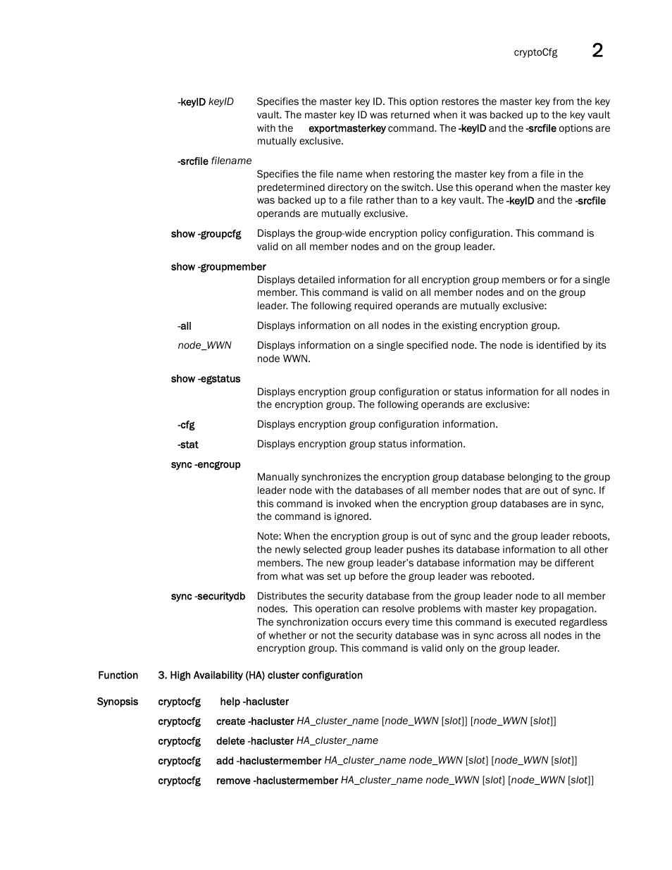 High availability (ha) cluster configuration | Dell POWEREDGE M1000E User Manual | Page 191 / 1080