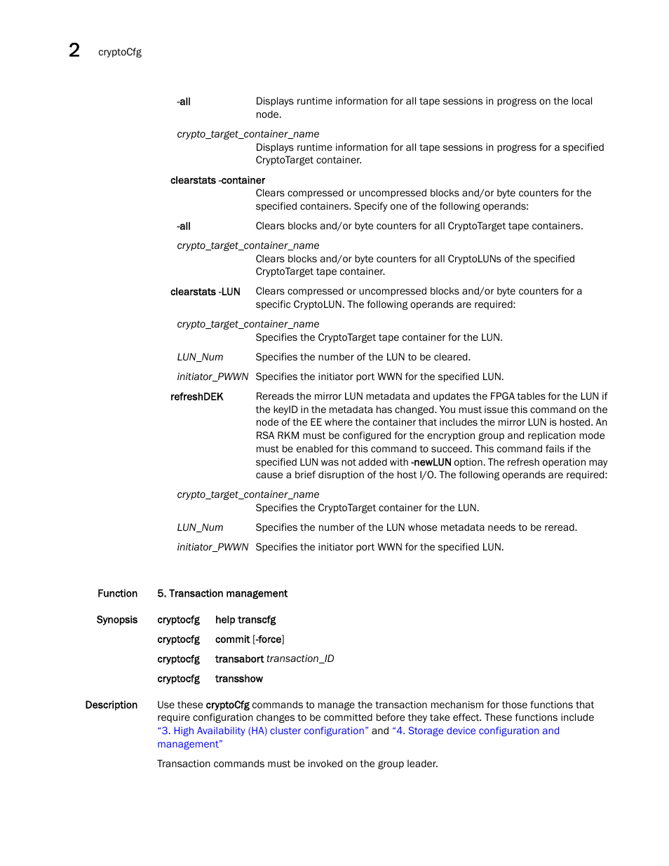 Transaction management | Dell POWEREDGE M1000E User Manual | Page 212 / 1080