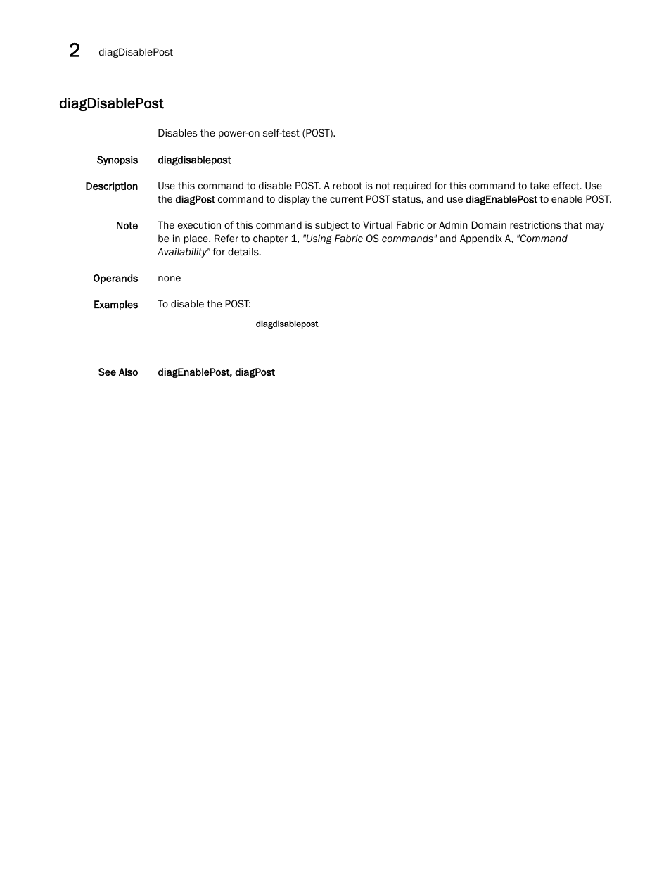 Diagdisablepost | Dell POWEREDGE M1000E User Manual | Page 236 / 1080