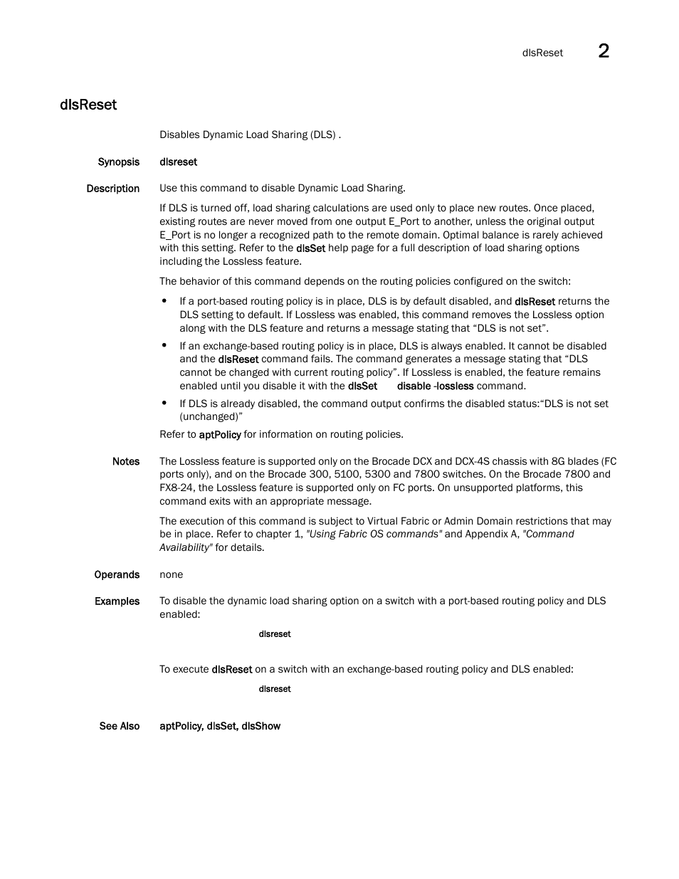 Dlsreset | Dell POWEREDGE M1000E User Manual | Page 245 / 1080