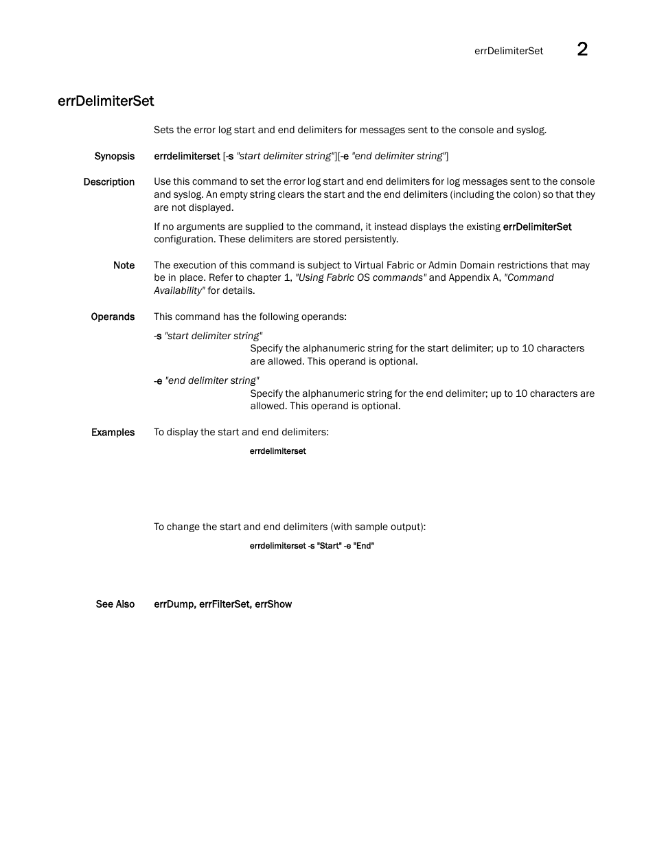 Errdelimiterset | Dell POWEREDGE M1000E User Manual | Page 253 / 1080