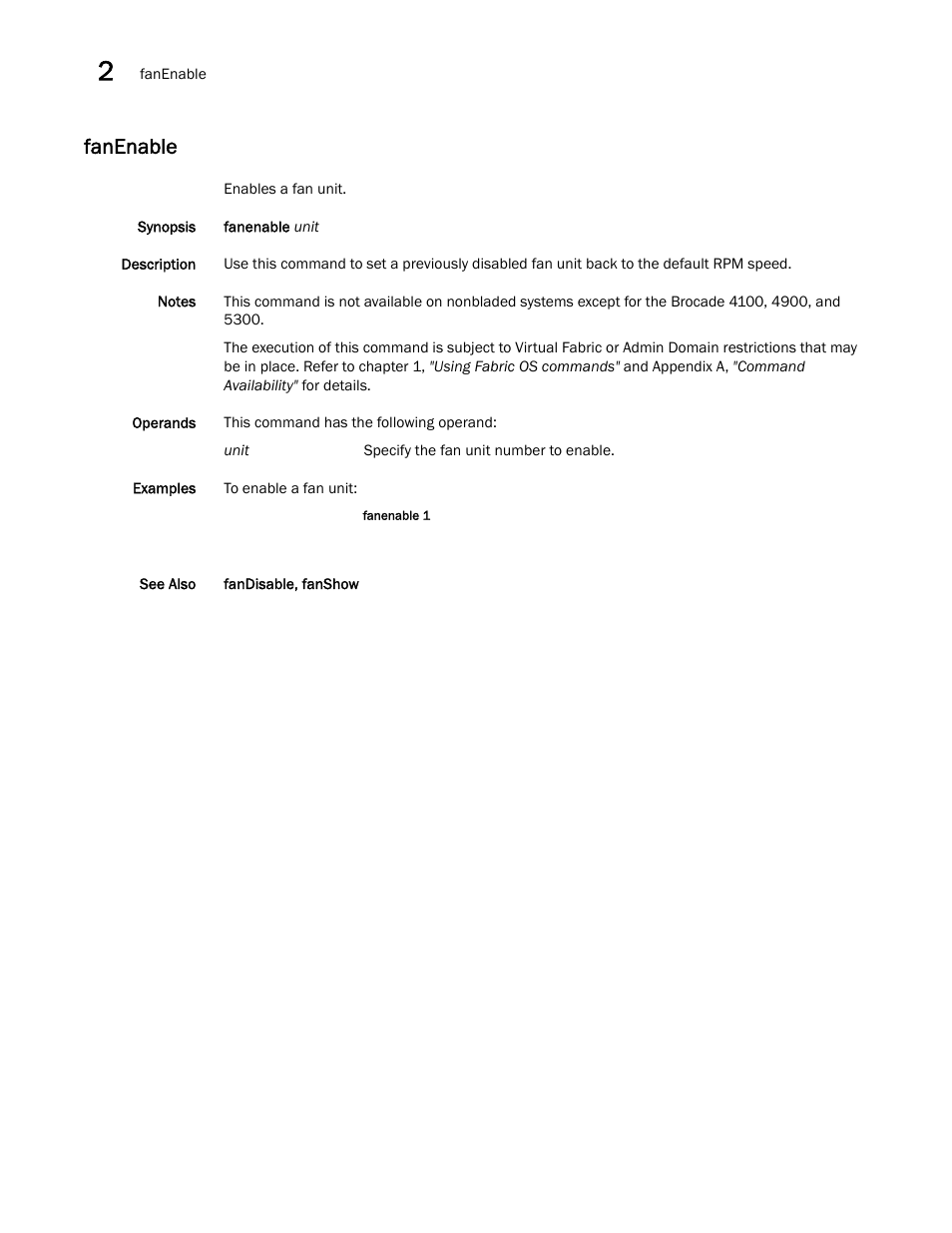 Fanenable | Dell POWEREDGE M1000E User Manual | Page 274 / 1080