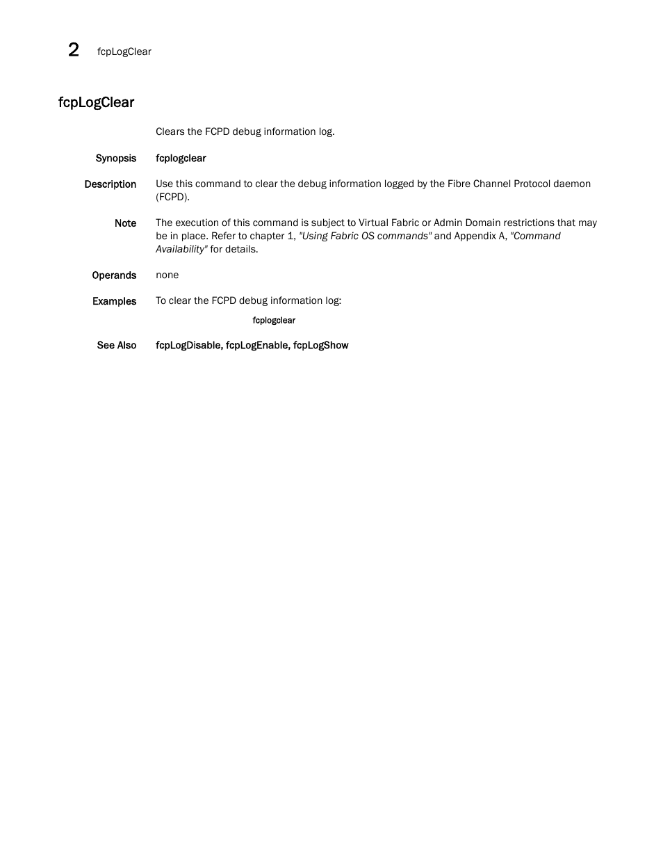 Fcplogclear | Dell POWEREDGE M1000E User Manual | Page 302 / 1080