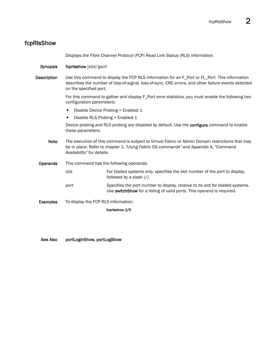 Fcprlsshow | Dell POWEREDGE M1000E User Manual | Page 307 / 1080