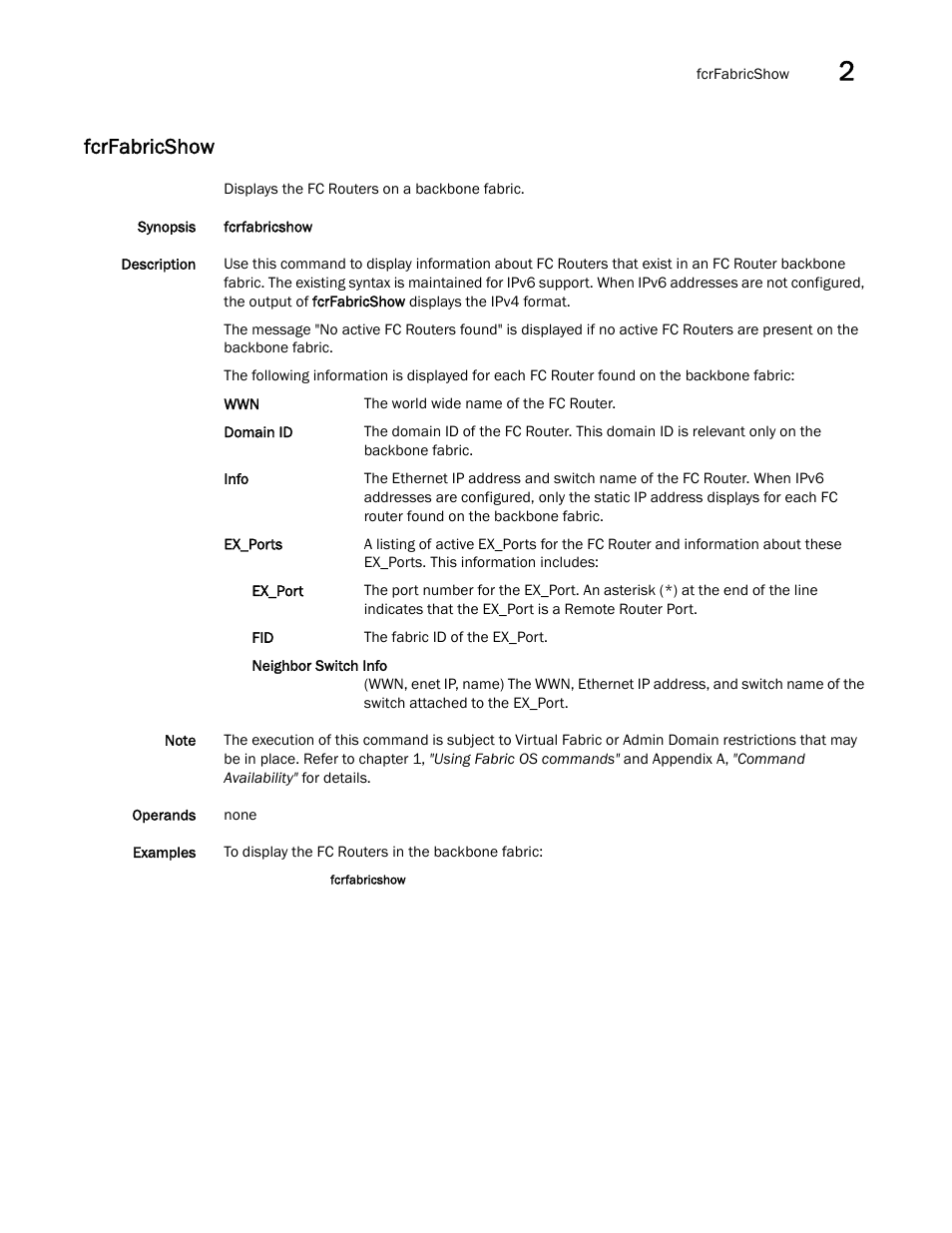 Fcrfabricshow | Dell POWEREDGE M1000E User Manual | Page 315 / 1080