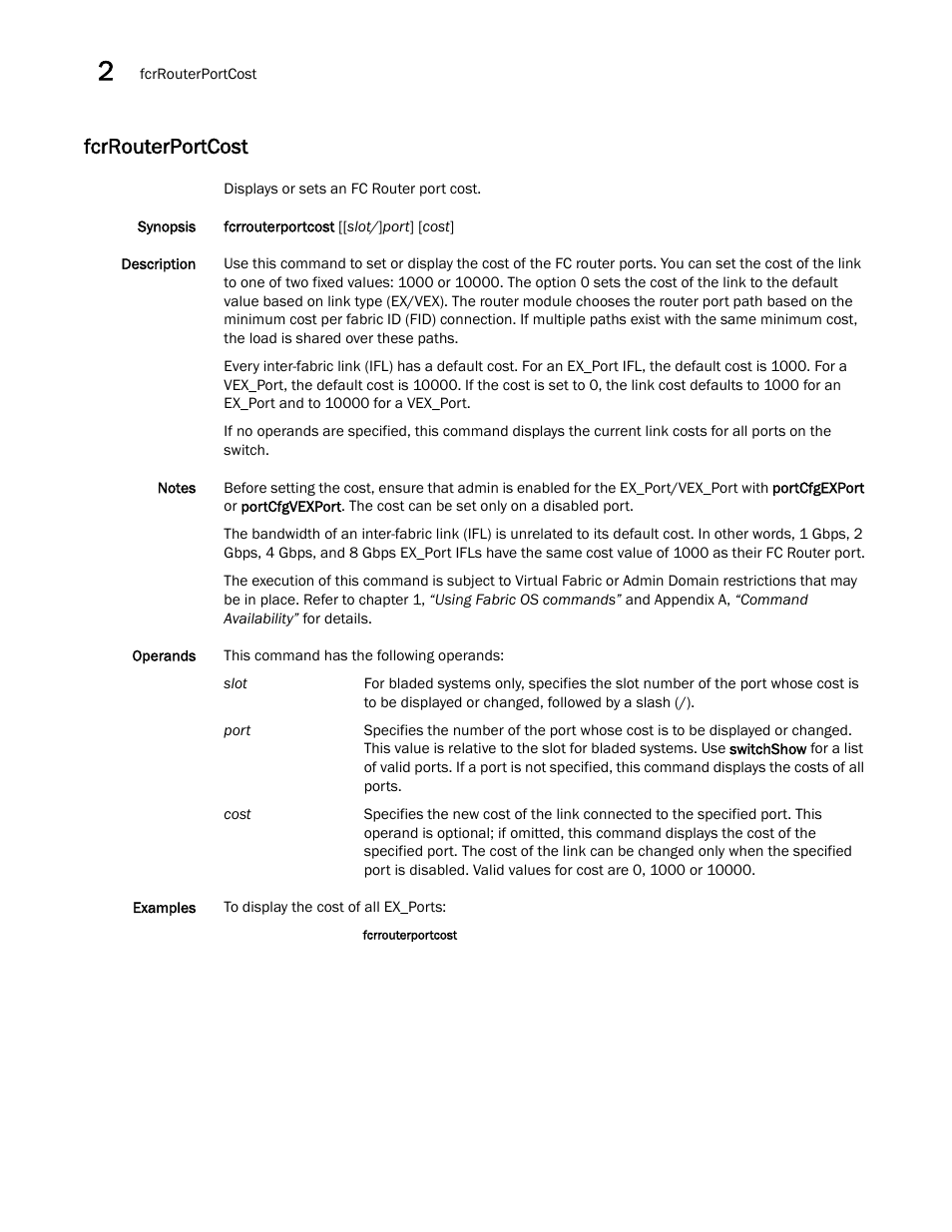 Fcrrouterportcost | Dell POWEREDGE M1000E User Manual | Page 336 / 1080