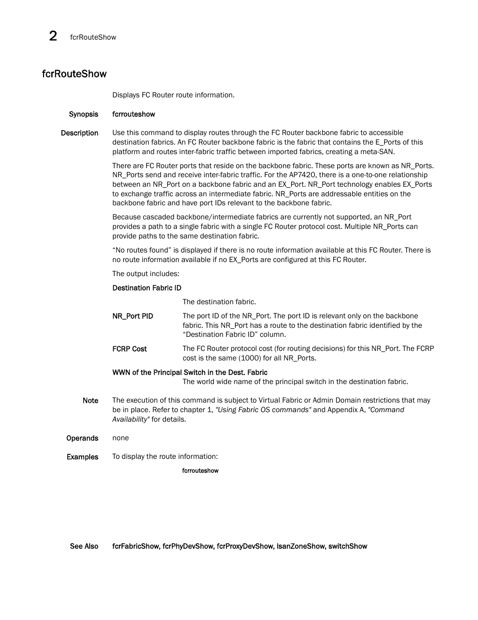 Fcrrouteshow | Dell POWEREDGE M1000E User Manual | Page 338 / 1080