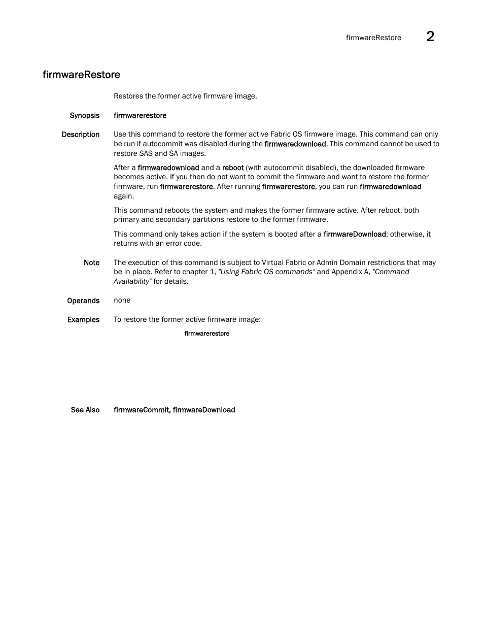 Firmwarerestore | Dell POWEREDGE M1000E User Manual | Page 375 / 1080