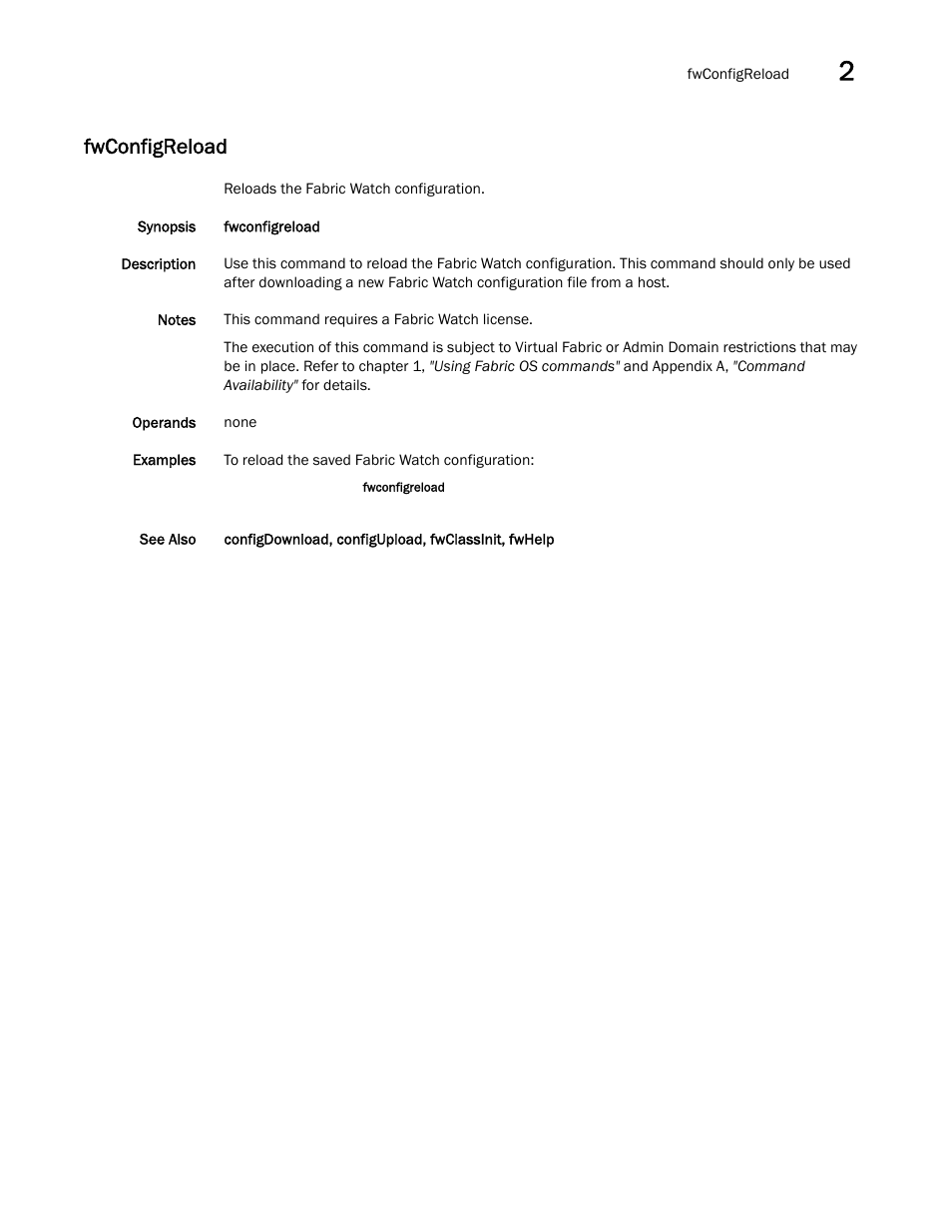 Fwconfigreload | Dell POWEREDGE M1000E User Manual | Page 395 / 1080