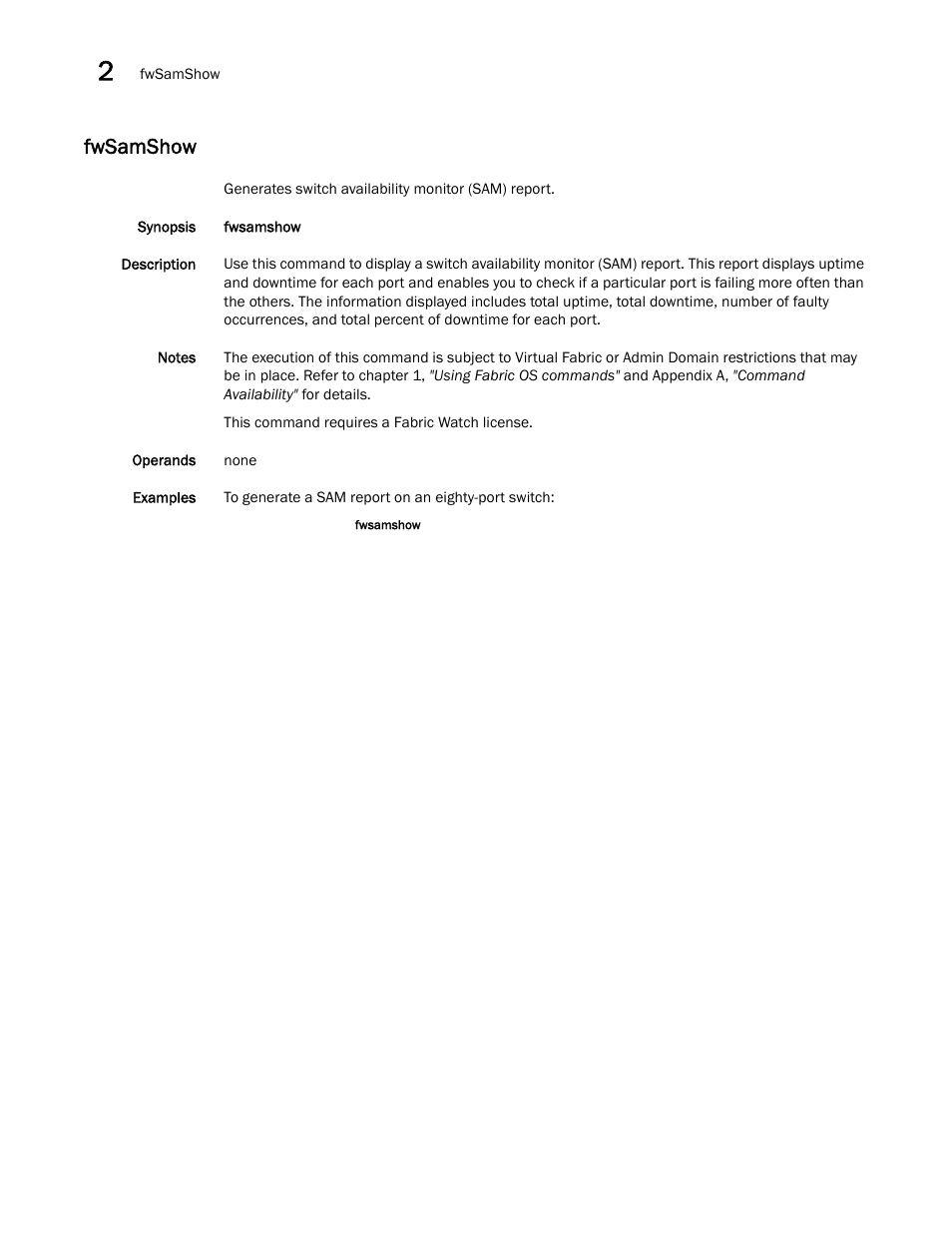Fwsamshow | Dell POWEREDGE M1000E User Manual | Page 408 / 1080