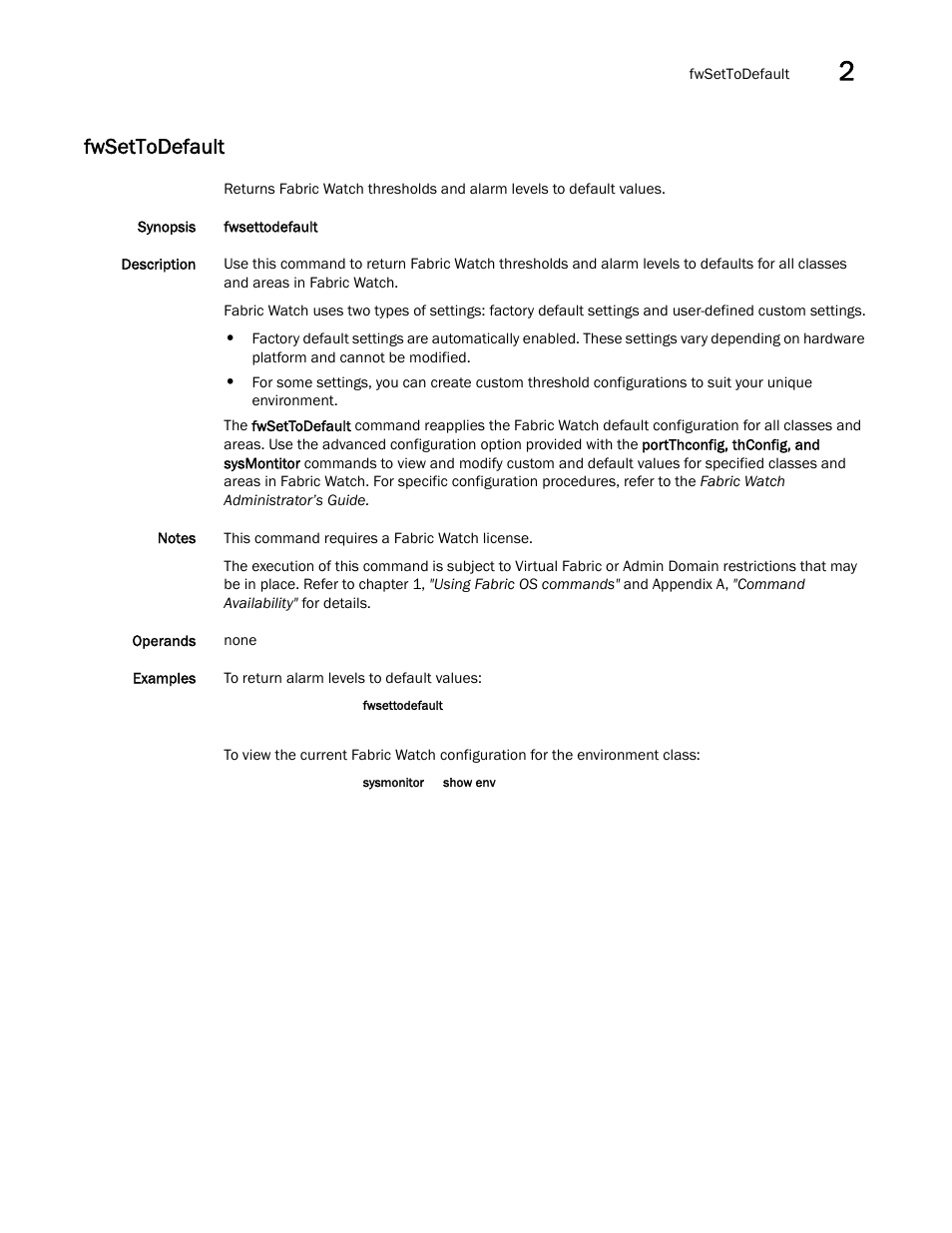 Fwsettodefault | Dell POWEREDGE M1000E User Manual | Page 413 / 1080