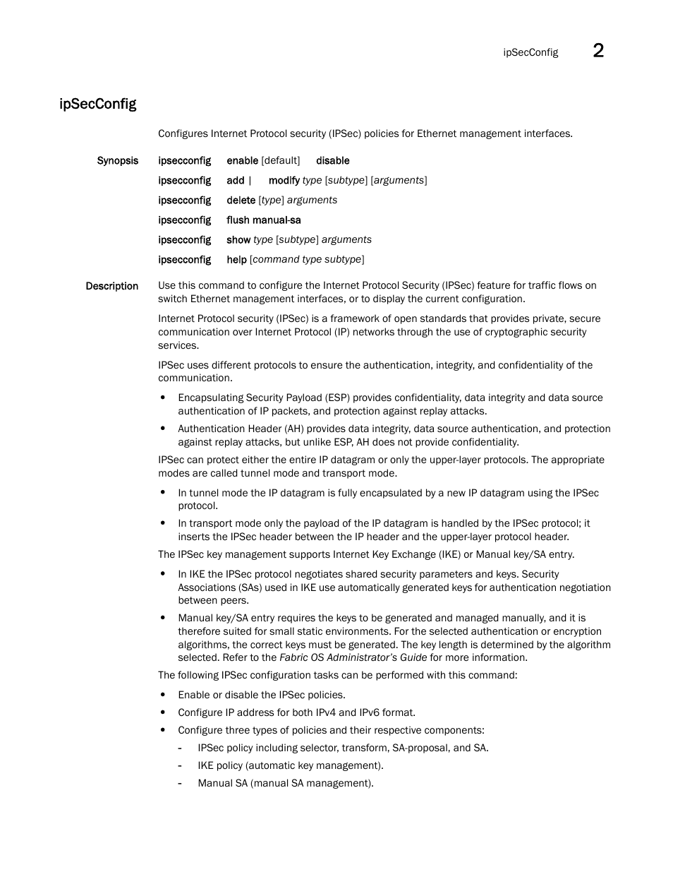 Ipsecconfig | Dell POWEREDGE M1000E User Manual | Page 465 / 1080