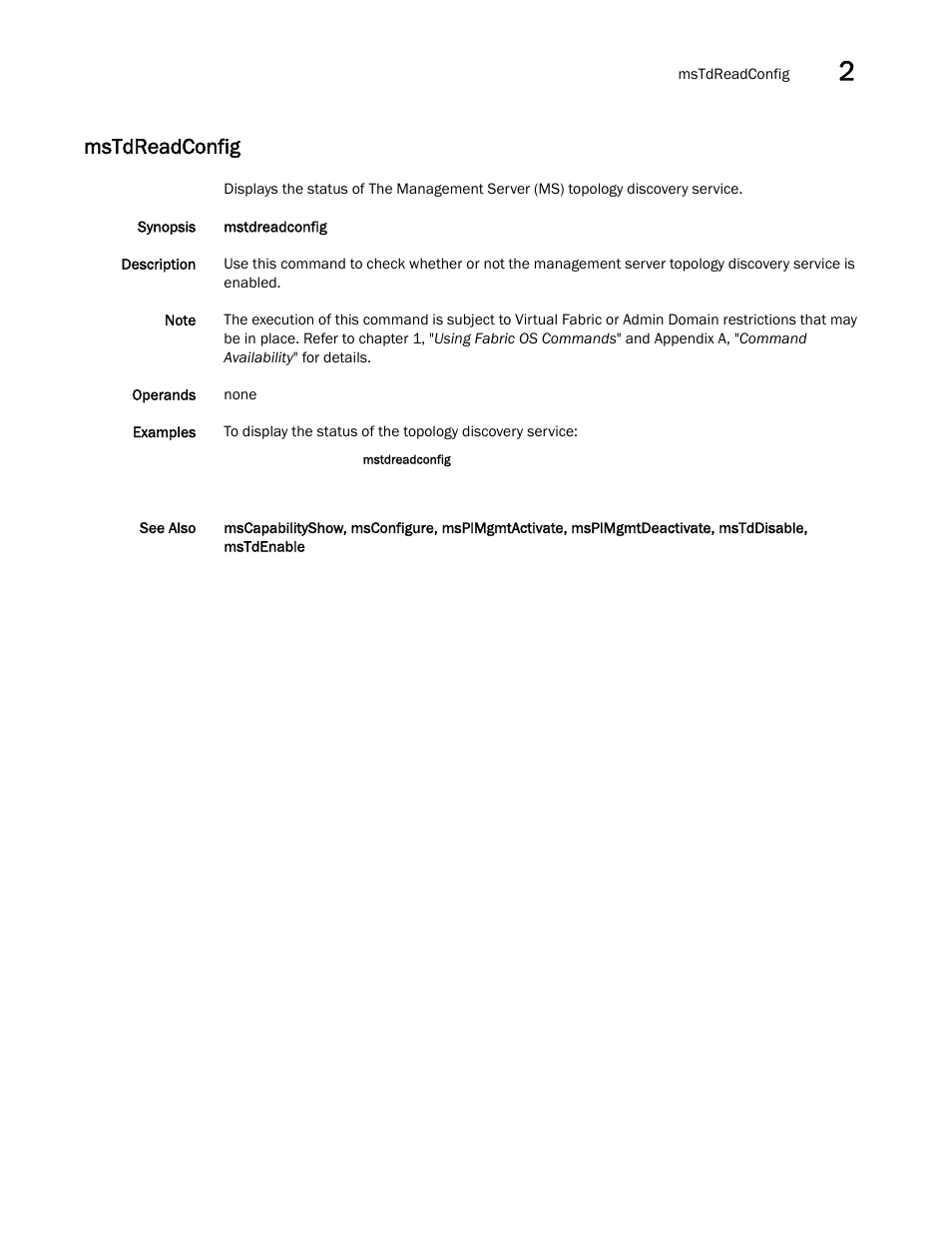 Mstdreadconfig | Dell POWEREDGE M1000E User Manual | Page 549 / 1080