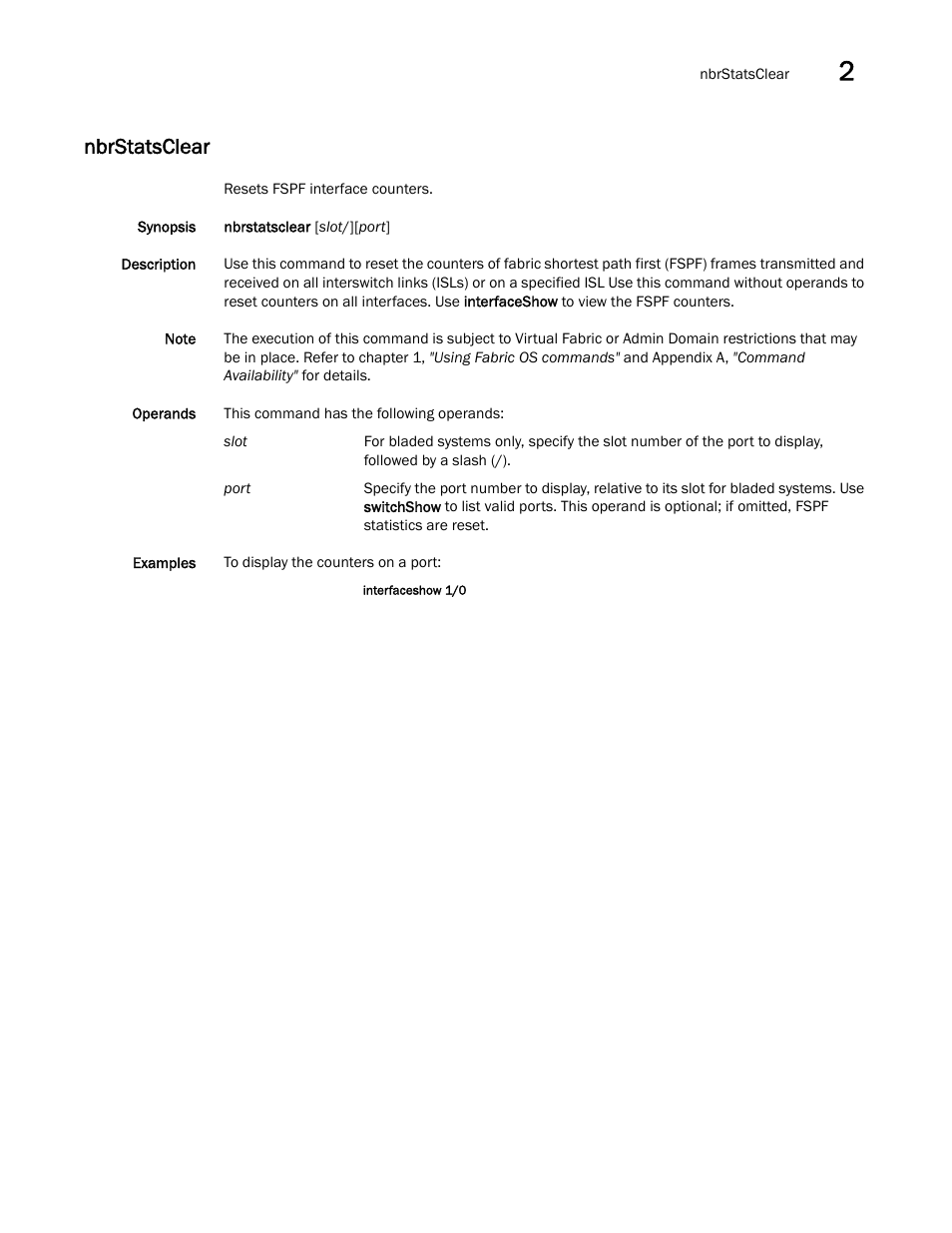 Nbrstatsclear | Dell POWEREDGE M1000E User Manual | Page 553 / 1080