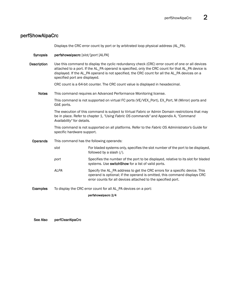 Perfshowalpacrc | Dell POWEREDGE M1000E User Manual | Page 623 / 1080