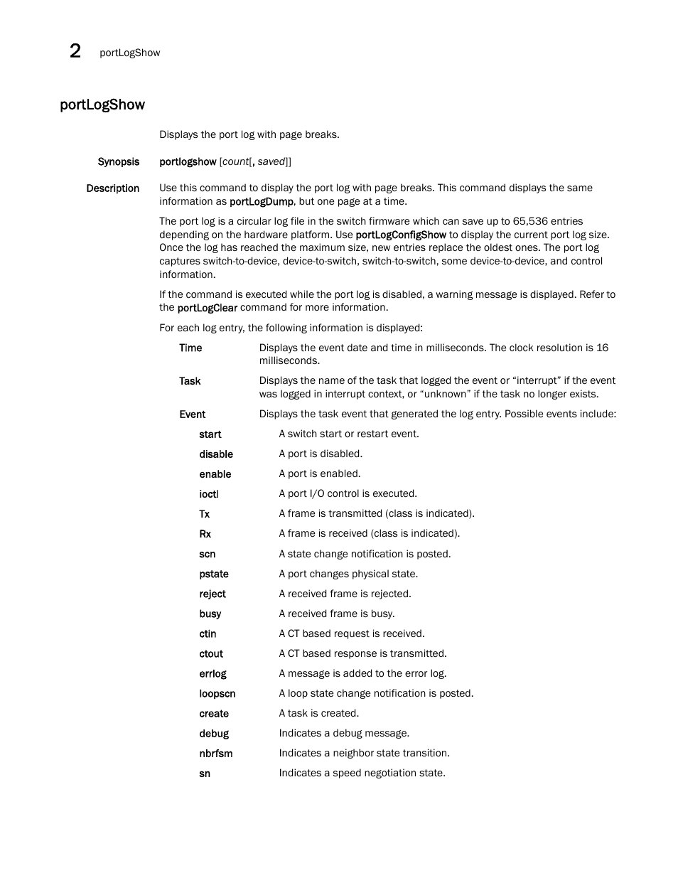 Portlogshow | Dell POWEREDGE M1000E User Manual | Page 754 / 1080